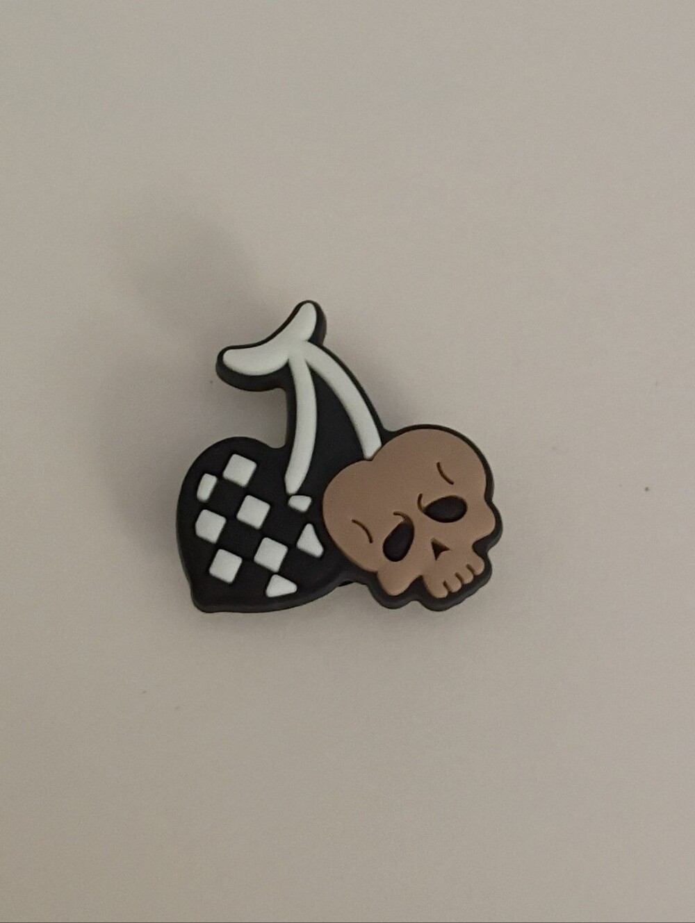 10 for $10 Jibbitz Croc Charm - Cherries - Brown Skeleton Skull & Plaid Heart 4